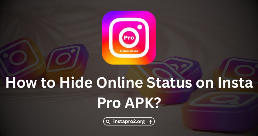 How to Hide Online Status on Insta Pro APK?